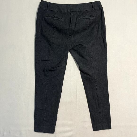 Ann Taylor LOFT Julie Skinny Ankle Pants Grey Workwear Stretch Trousers- Size 12 - Picture 3 of 10